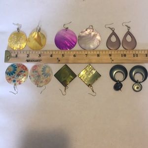 Lot of earrings, 6 pairs, spring summer fun